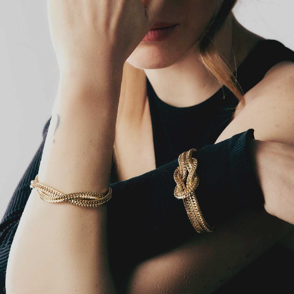 Unoaerre Bracciale donna coda di volpe a intreccio | UNOAERRE Gioielli Duty-free