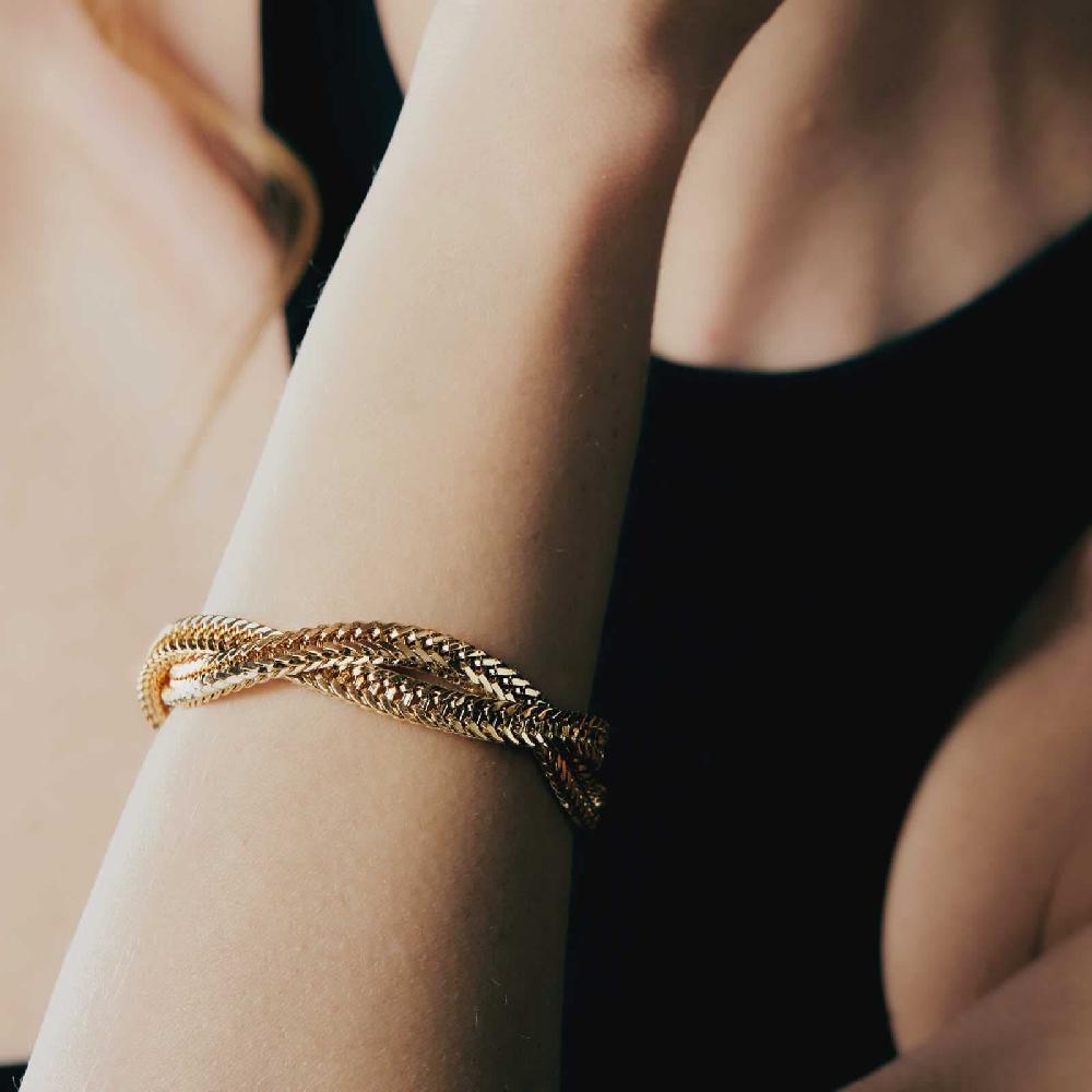 Unoaerre Bracciale donna coda di volpe a intreccio | UNOAERRE Gioielli Duty-free