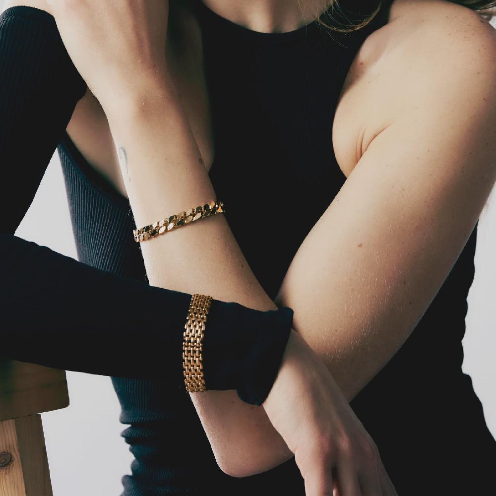Unoaerre Bracciale donna dorato Unoaerre catena panther | UNOAERRE Gioielli Italia