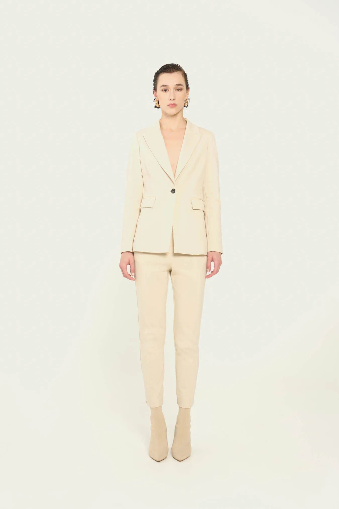 Vicario cinque Blazer monopetto in punto milano Raela In Linea