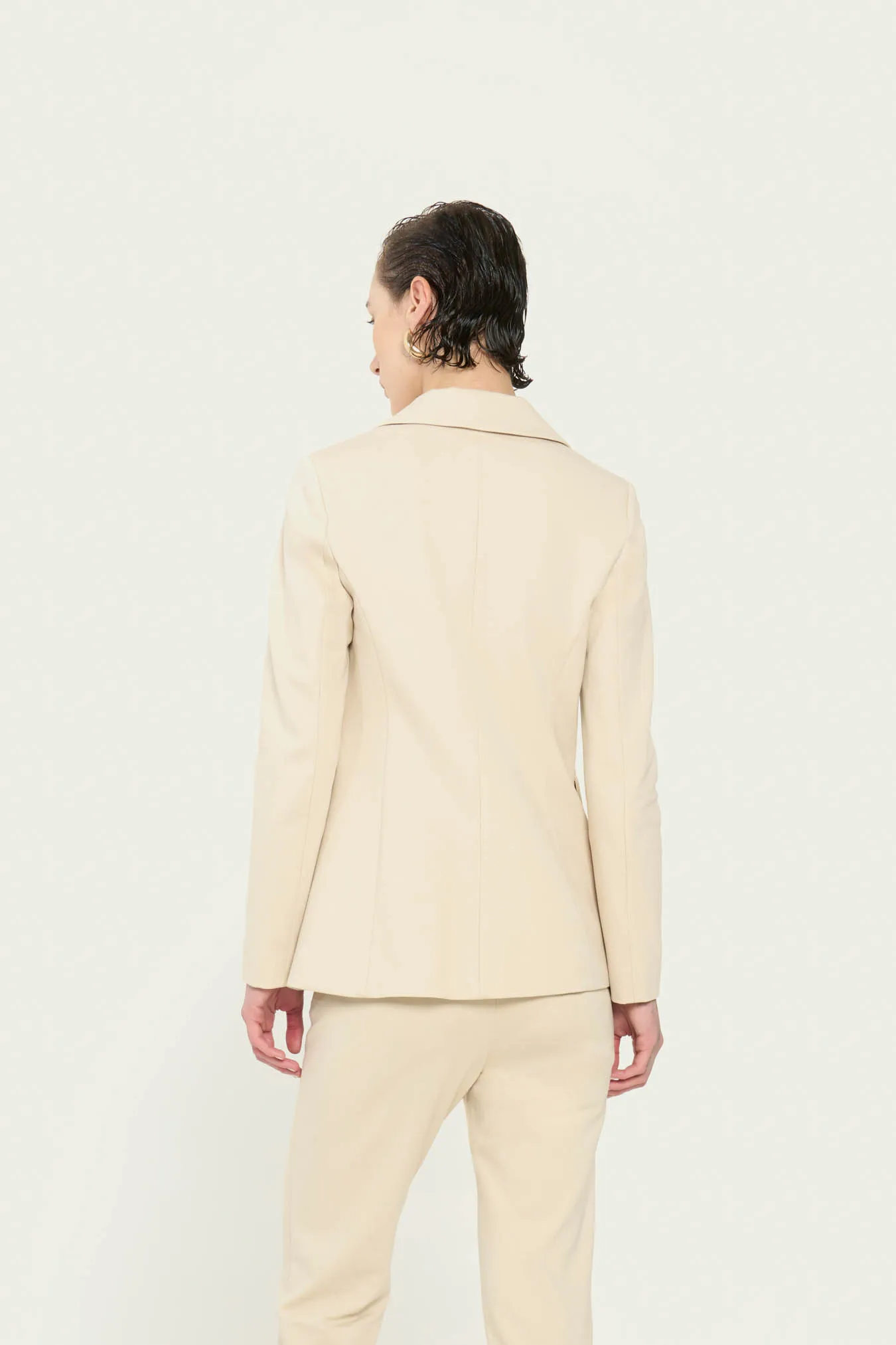 Vicario cinque Blazer monopetto in punto milano Raela In Linea