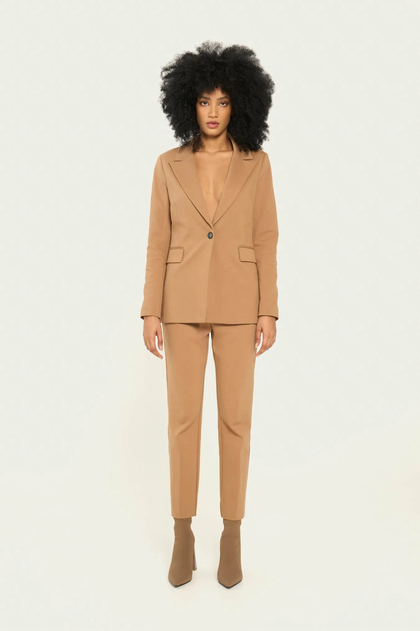 Vicario cinque Blazer monopetto in punto milano Raela In Linea