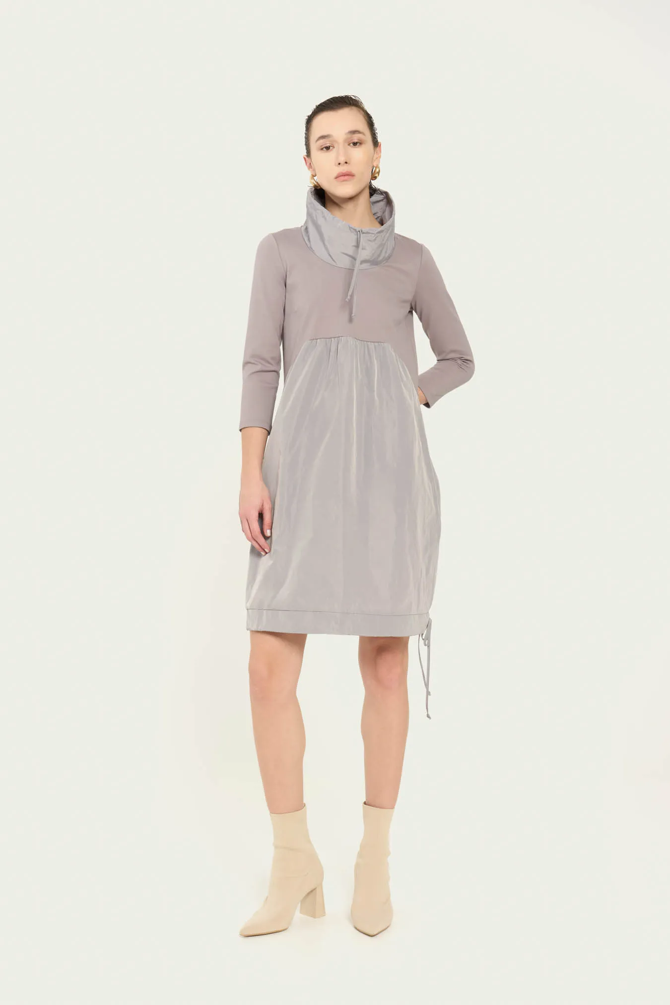 Vicario cinque Abito in punto milano e taffeta Amanda Hotsell