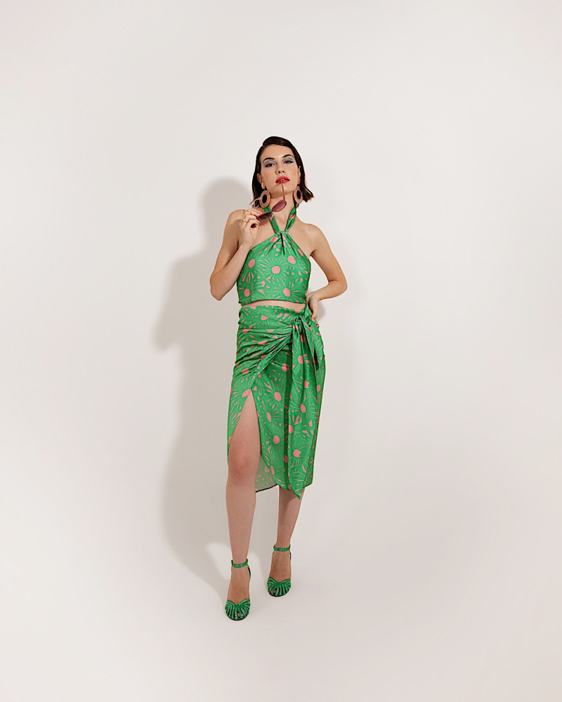 Y'am Capri Twiggy Top In Vendita