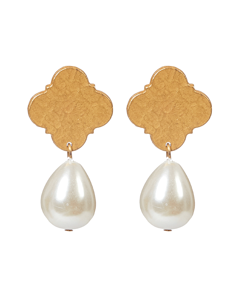 Y'am Capri Y'AM stud earrings with pearls Promozione