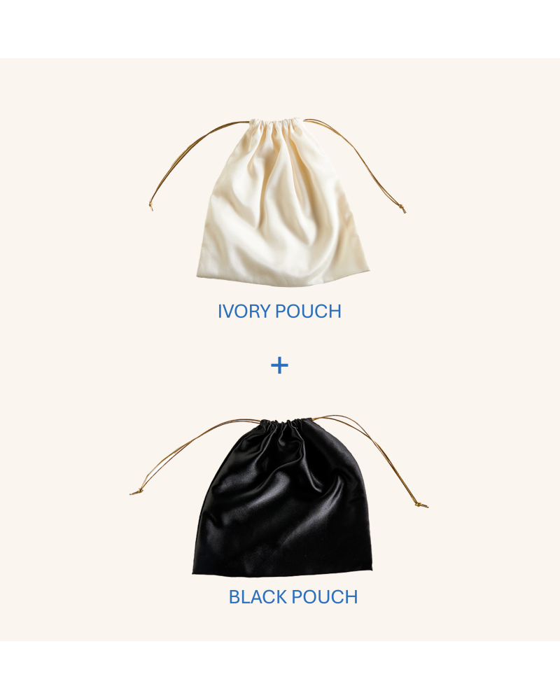 Y'am Capri Helenuccia Bag + un sacchetto colorato nero In Vendita