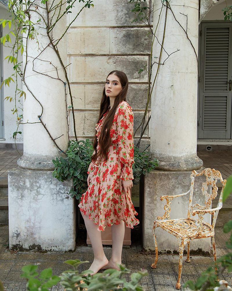 Y'am Capri Flora Dress Nuova