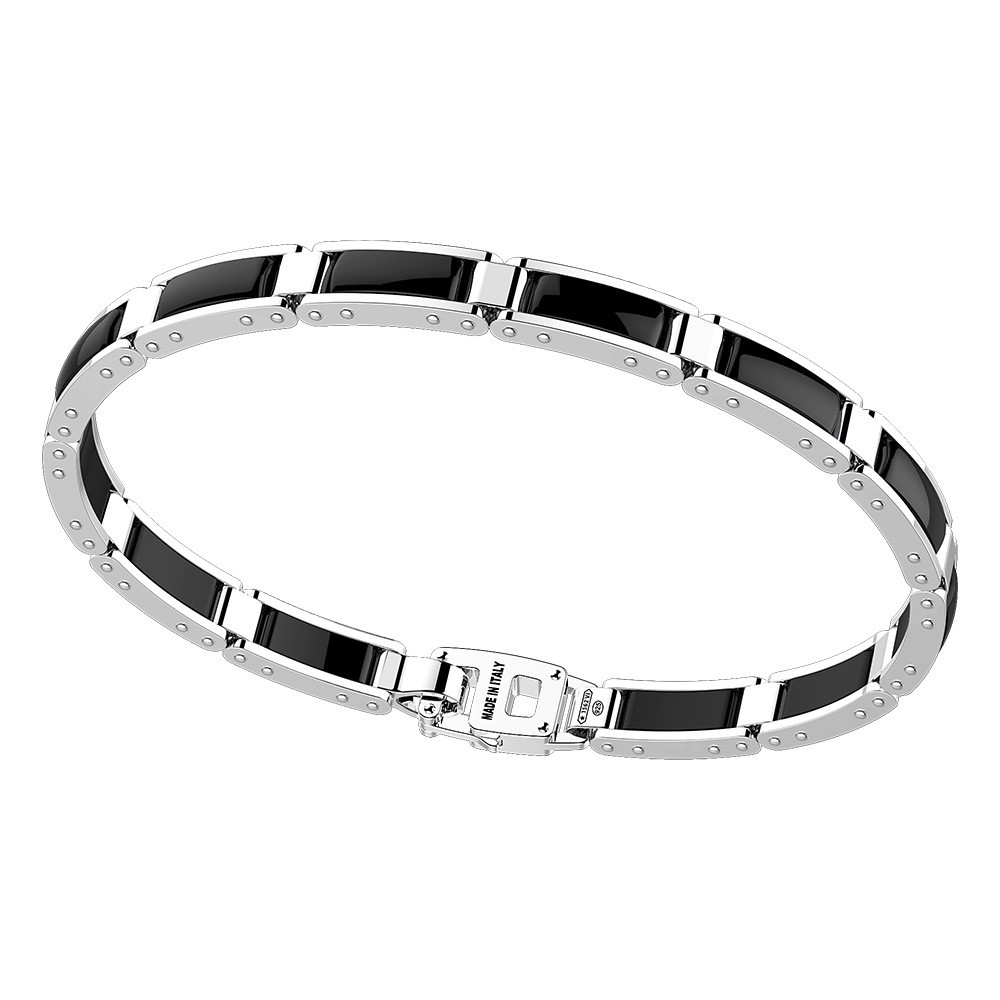 Zancan Bracciale Zancan in argento e ceramica Economico