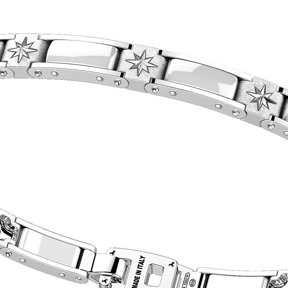 Zancan Bracciale Zancan in argento e ceramica con rose dei venti In Vendita