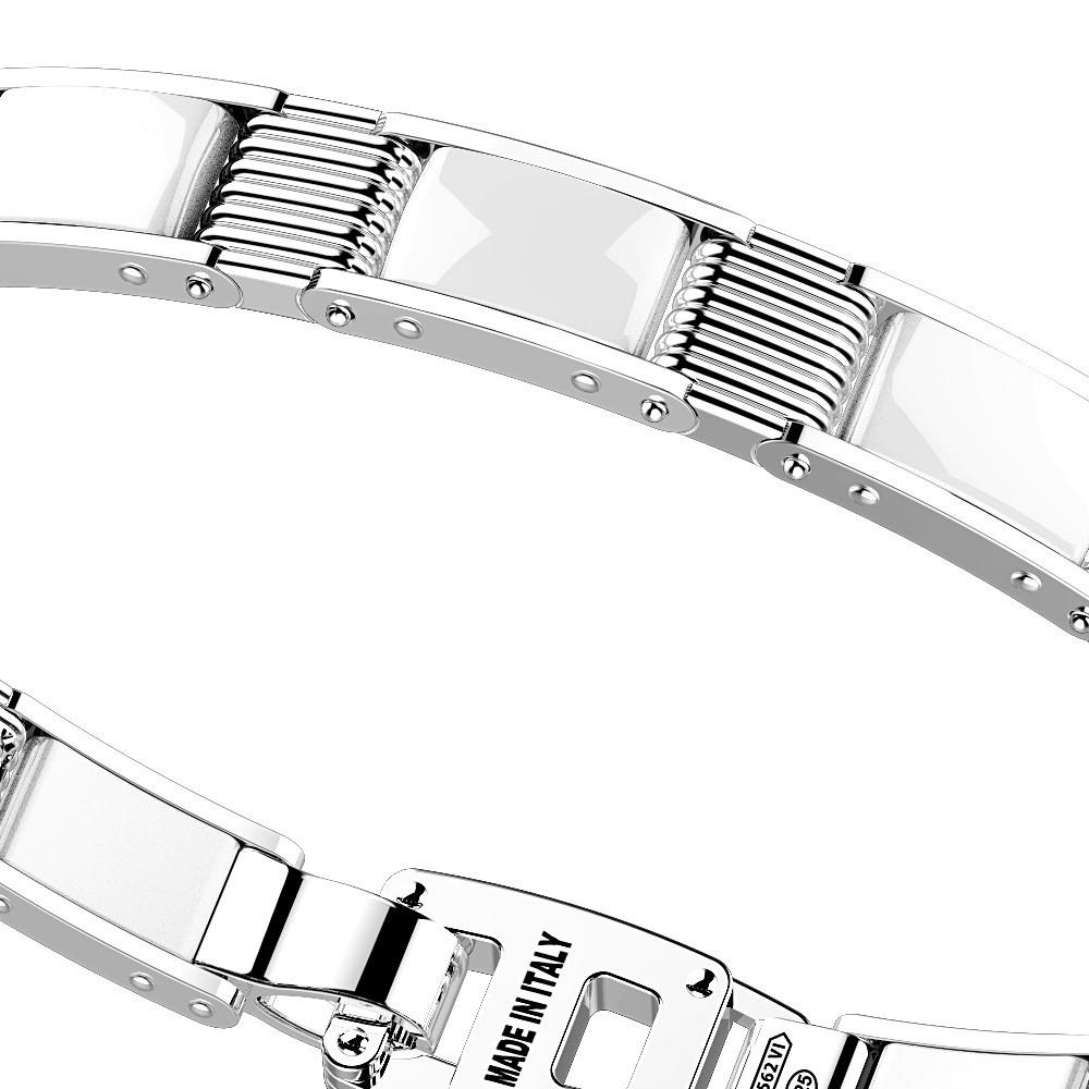 Zancan Bracciale Zancan in argento e ceramica Vendita Calda