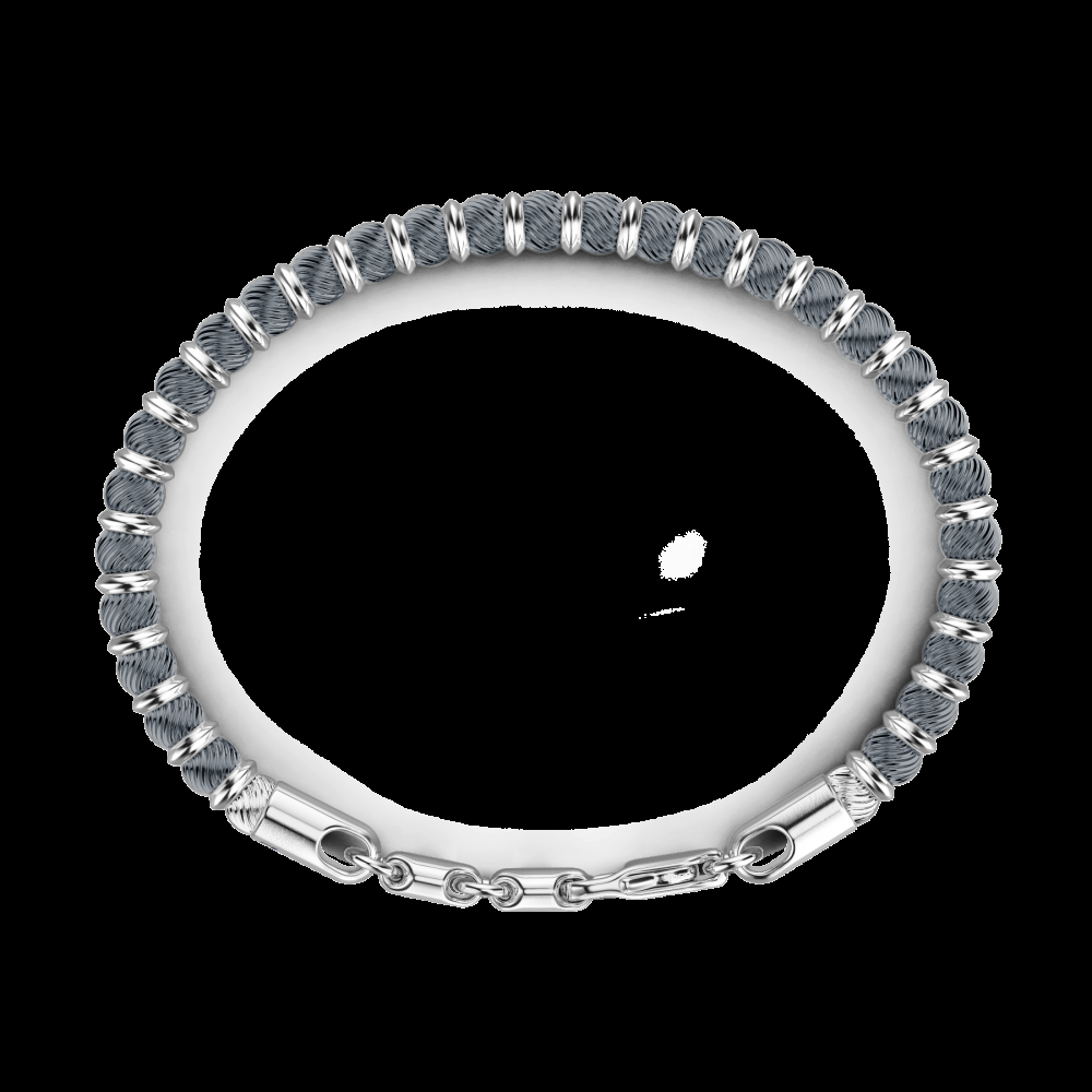 Zancan Bracciale Zancan morbido in argento a sfere Promozione