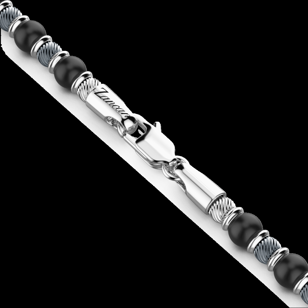 Zancan Collana Zancan morbida con sfere in argento e in pietra onice Fino Al -60%