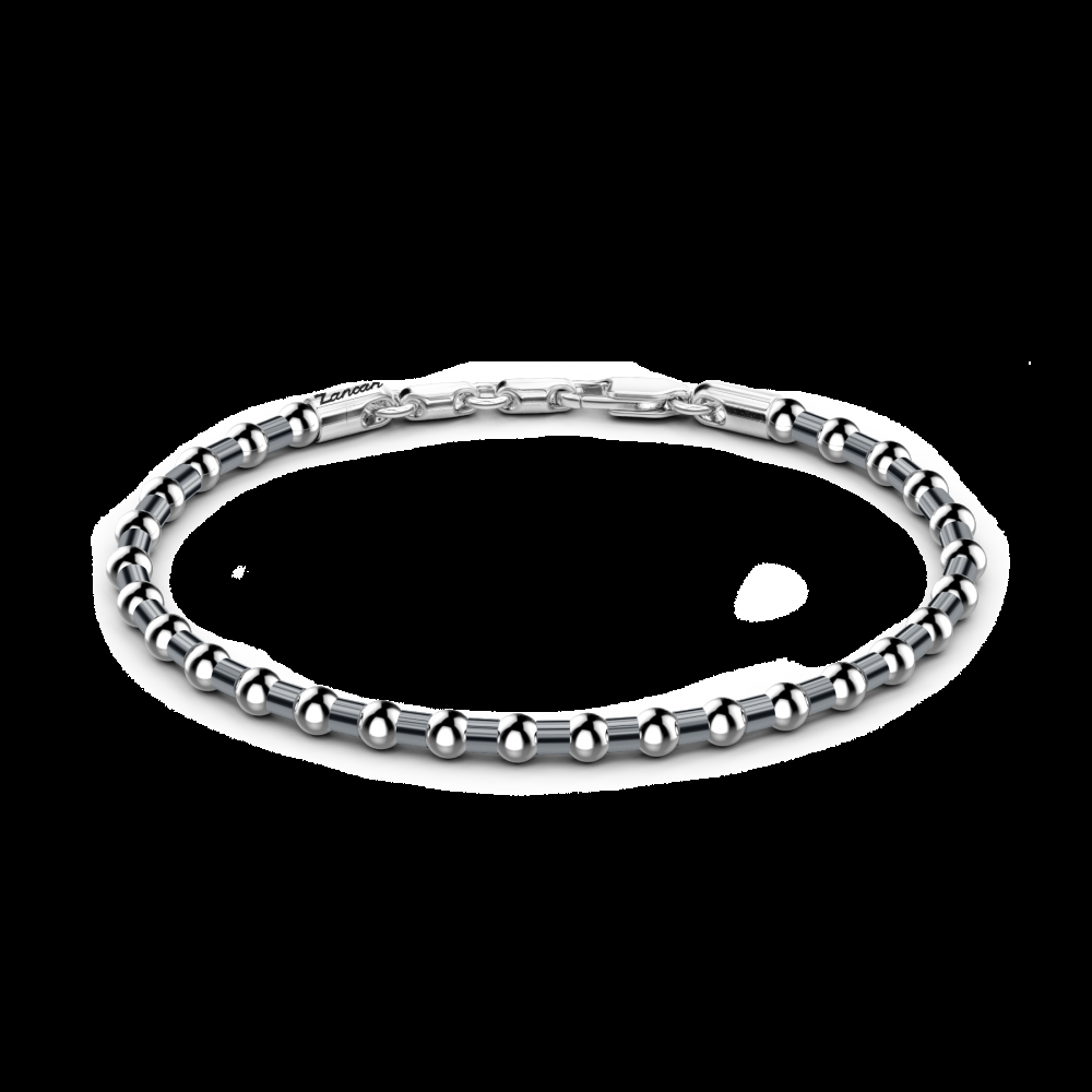 Zancan Bracciale Zancan morbido in argento a sfere Shopping Online