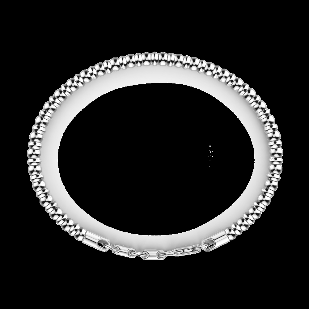 Zancan Bracciale Zancan morbido in argento a sfere Prezzo Ridotto