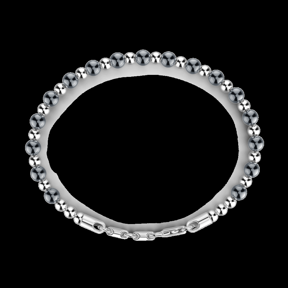Zancan Bracciale Zancan morbido in argento a sfere Convenienza