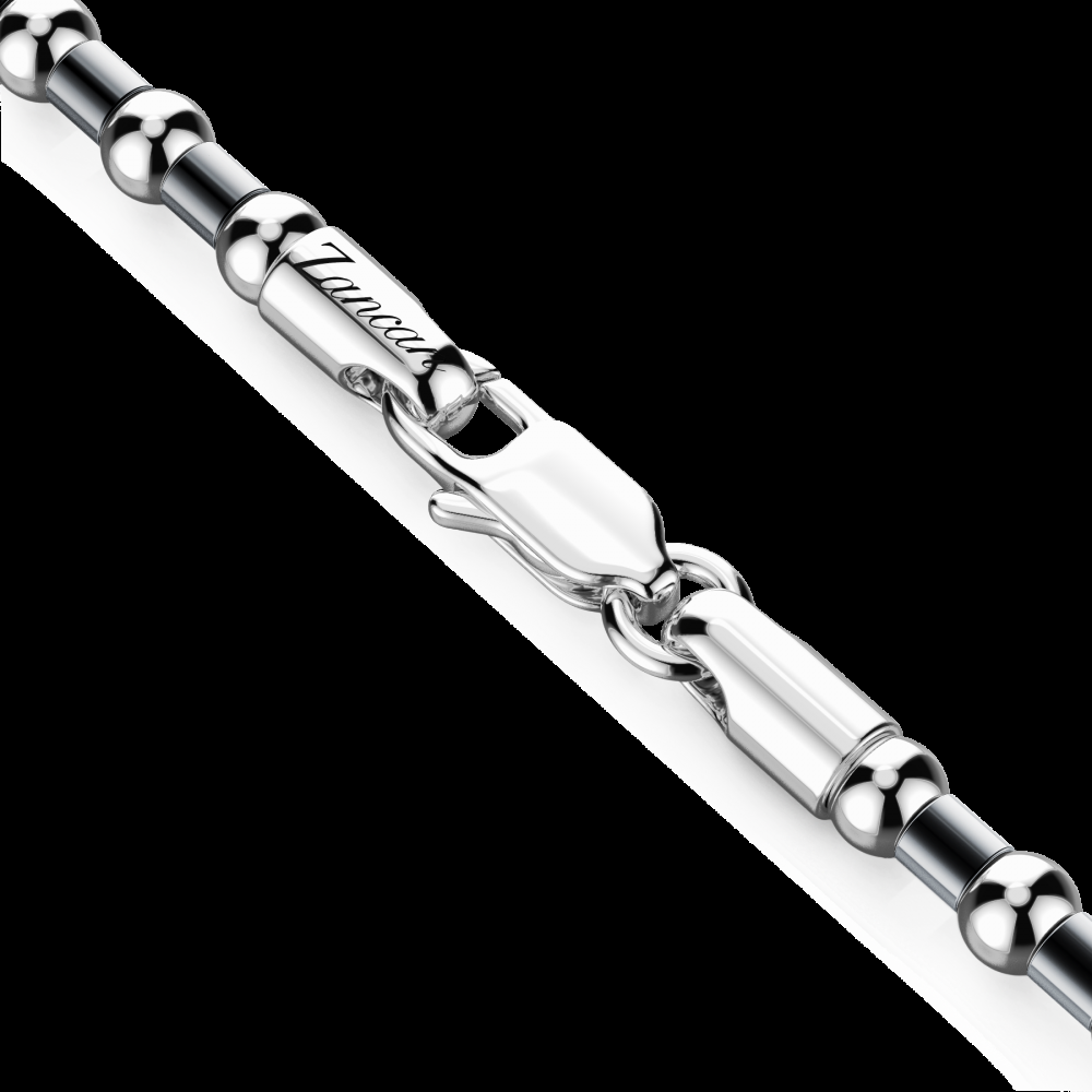 Zancan Collana Zancan morbida in argento a sfere Presa