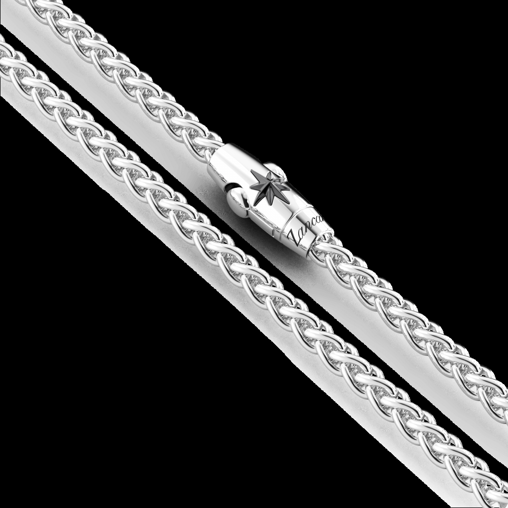 Zancan Collana Zancan in argento a maglia intrecciata Qualità