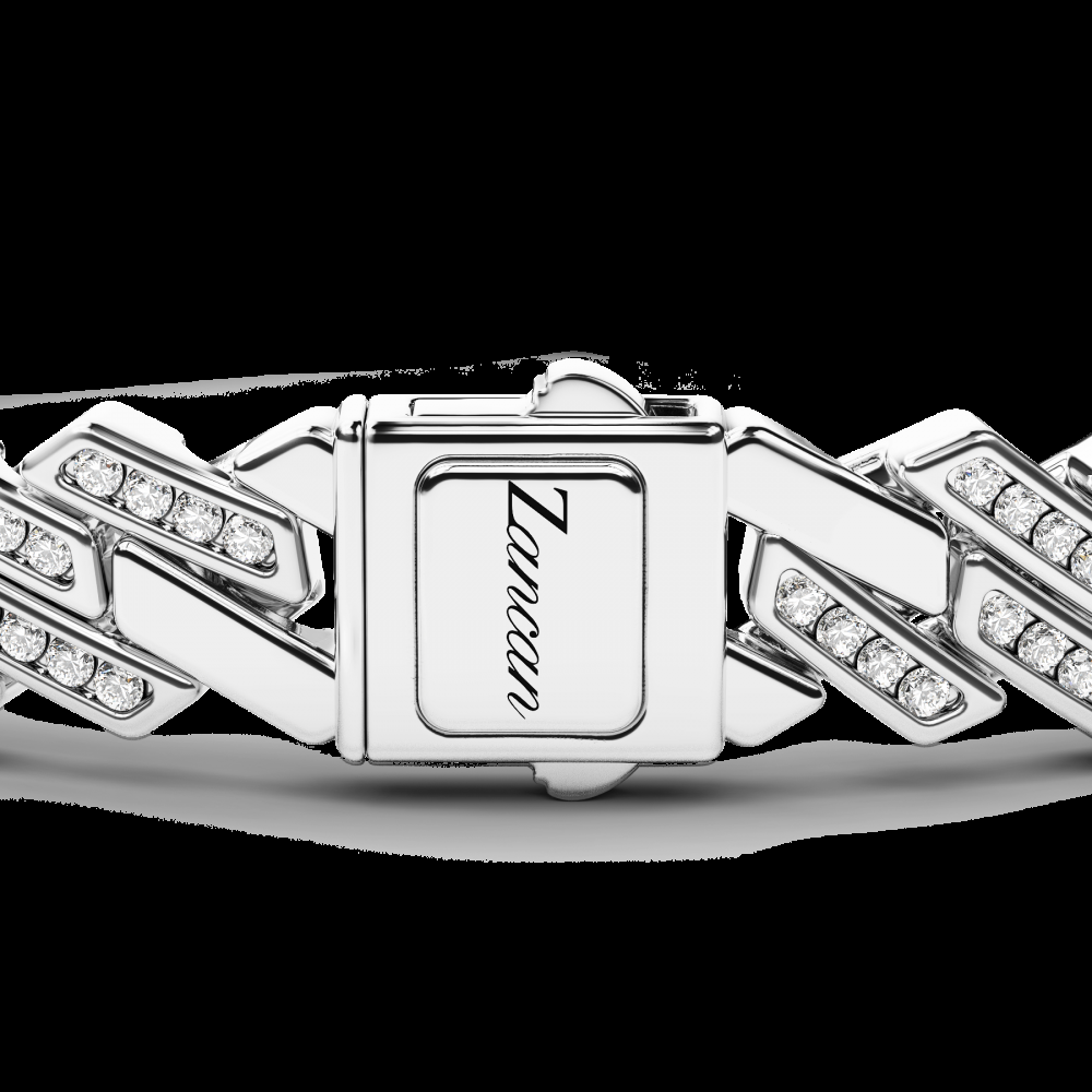 Zancan Bracciale solo maglia Zancan in argento con pietre Sottocosto
