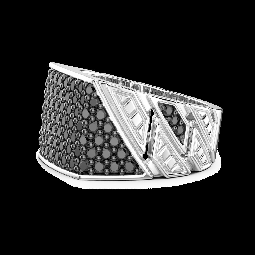 Zancan Anello chevalier Zancan in argento con pietre In Saldo