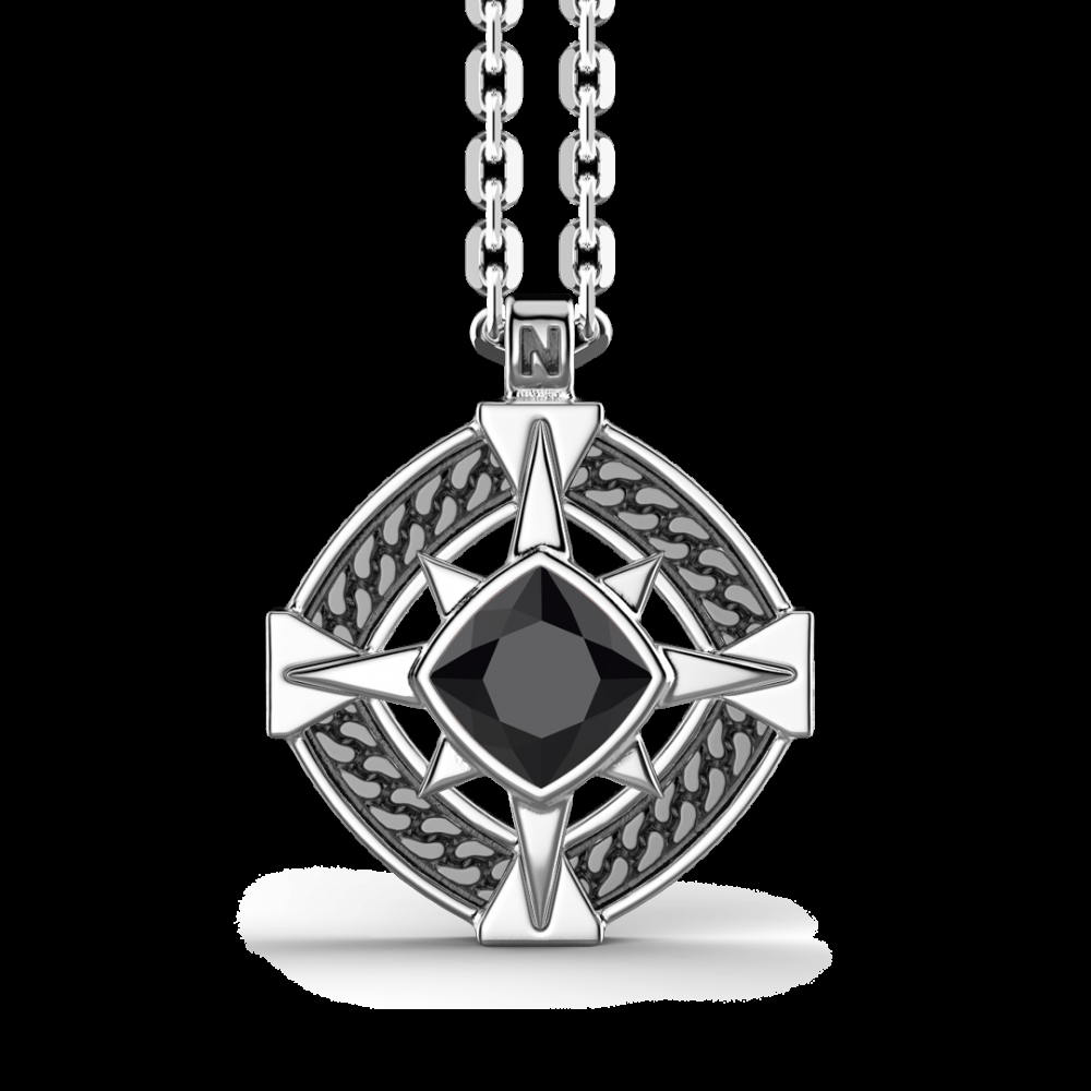 Zancan Collana in argento con onice sul pendente Qualità