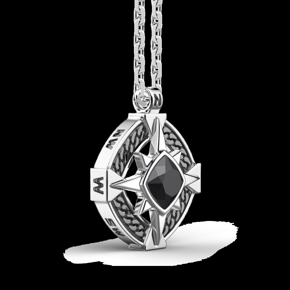 Zancan Collana in argento con onice sul pendente Qualità