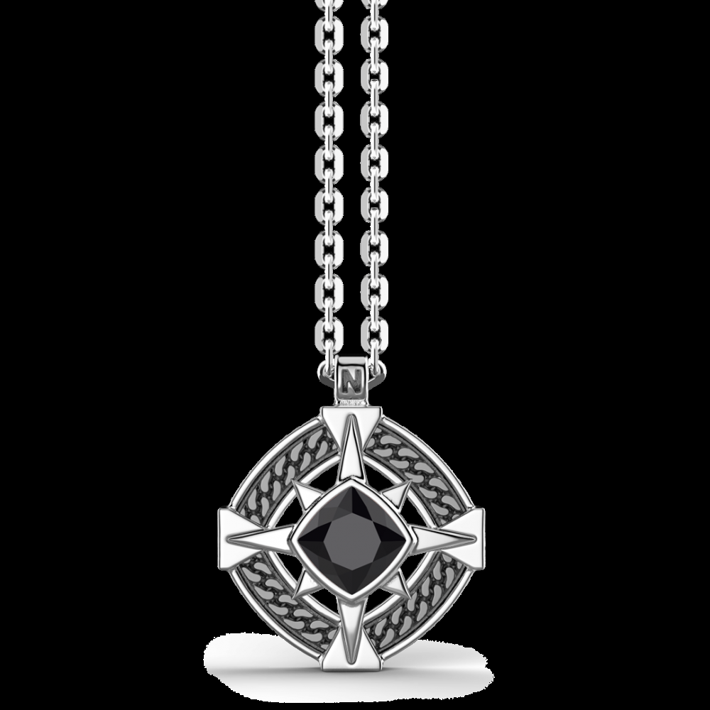 Zancan Collana in argento con onice sul pendente Qualità