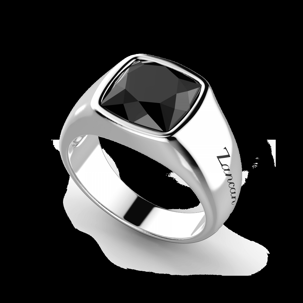 Zancan Anello in argento con onice Consegna Veloce
