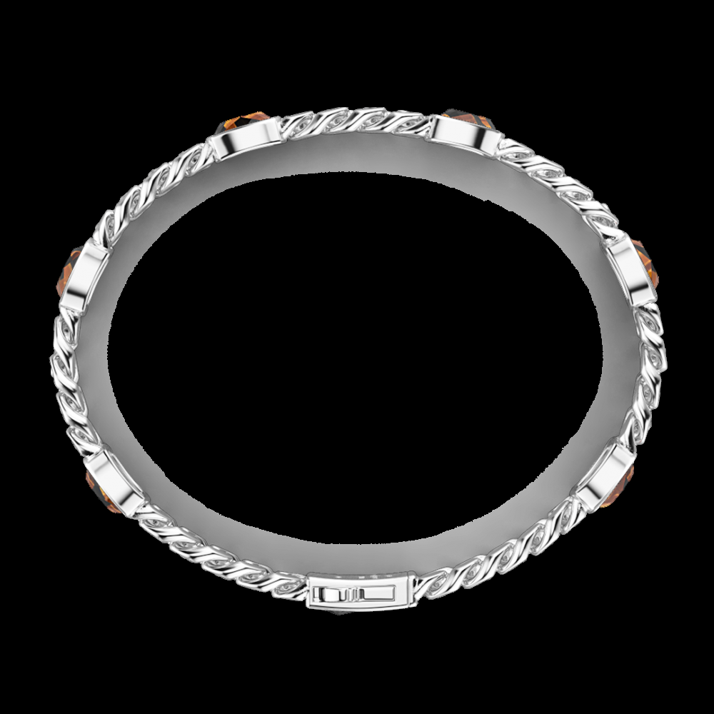 Zancan Bracciale a grumette Zancan in argento con pietre occhio di tigre Convenienza