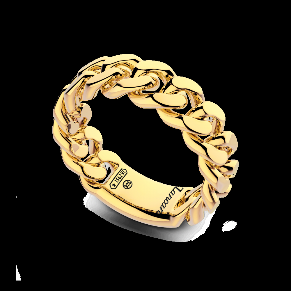 Zancan Anello in argento con groumette Pezzi Unici