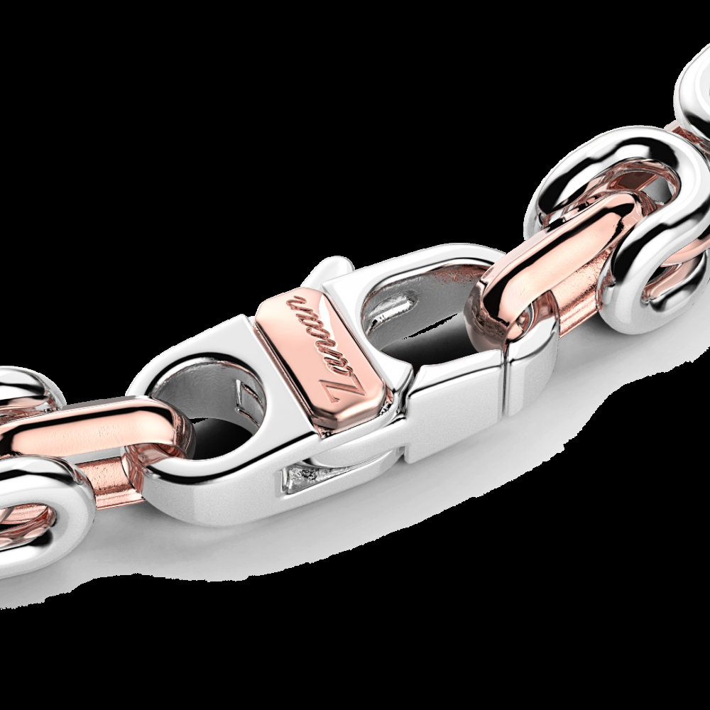 Zancan Bracciale da uomo Zancan catena in argento e oro 18k Convenienza