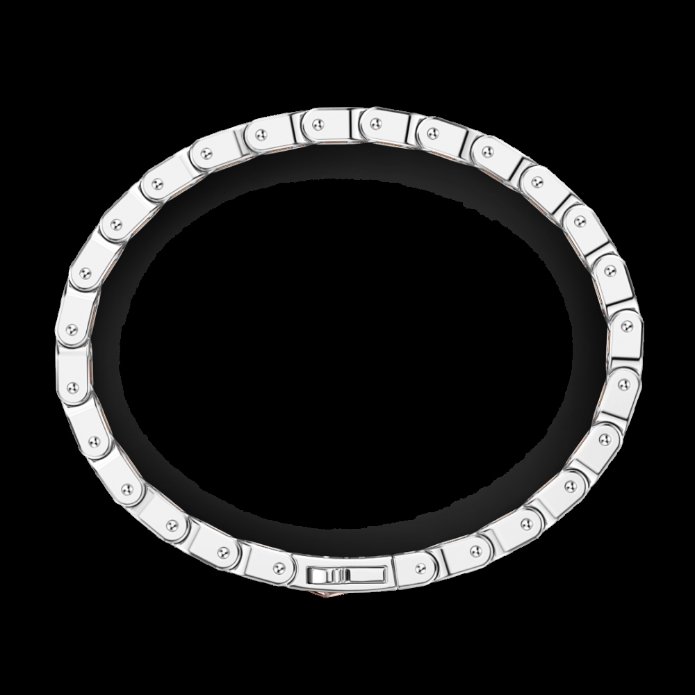 Zancan Bracciale da uomo Zancan in argento e oro rosa Sconto