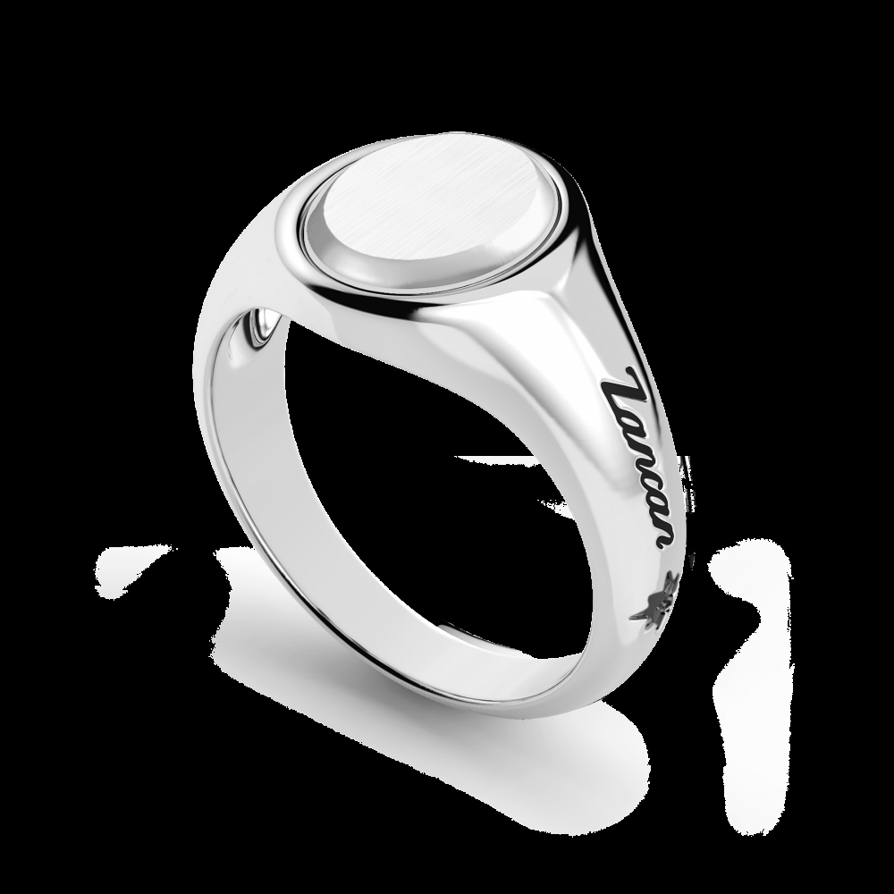 Zancan Anello chavlier Zancan in argento rotondo In Vendita