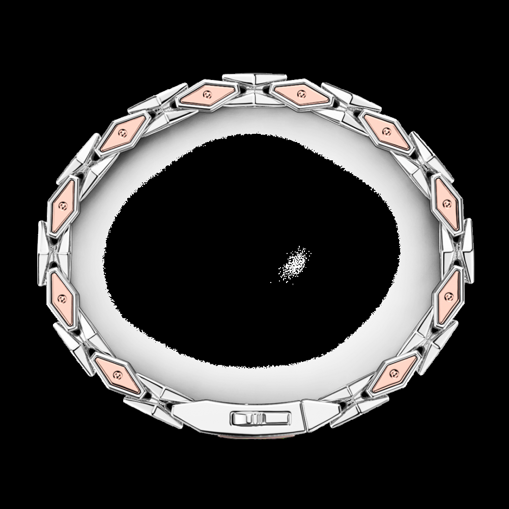 Zancan Bracciale da uomo Zancan in argento e oro rosa Hotsell