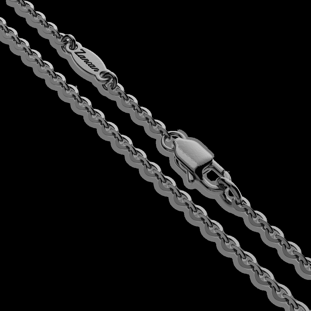 Zancan Collana in argento con croce e nodo piccolo Italy