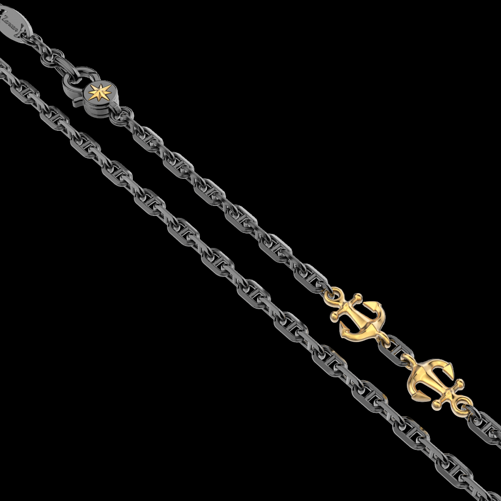 Zancan Collana in argento con ancore Affare Del Giorno