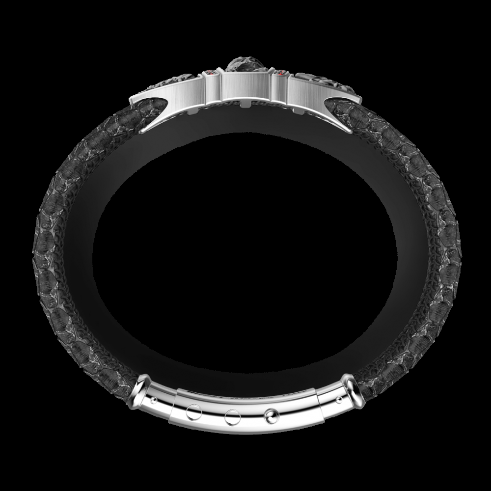 Zancan Bracciale Zancan in pelle di con teschio Consegna Veloce