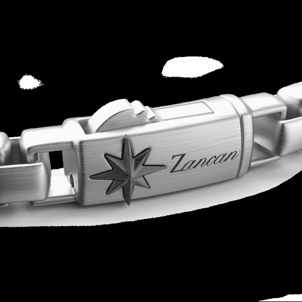 Zancan Bracciale a maglia Zancan in argento con teschi Fino Al -60%