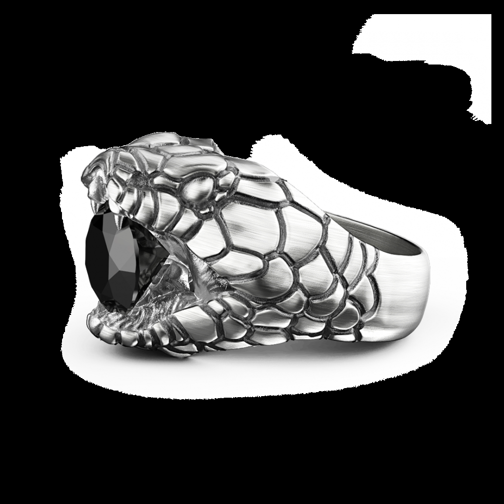Zancan Anello Zancan cobra in argento con finitura vintage I Più Venduti