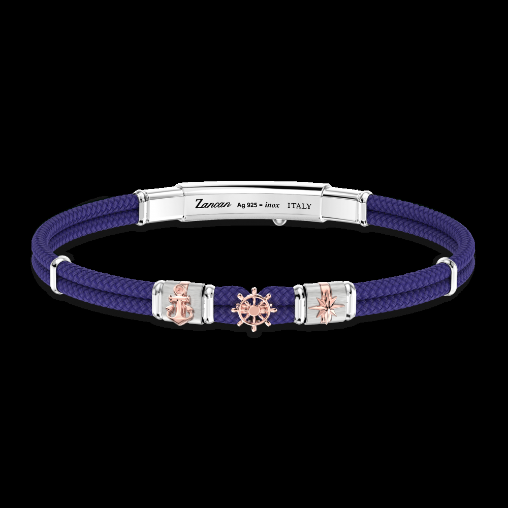 Zancan Bracciale Zancan in kevlar con elementi nautici Lightning offer