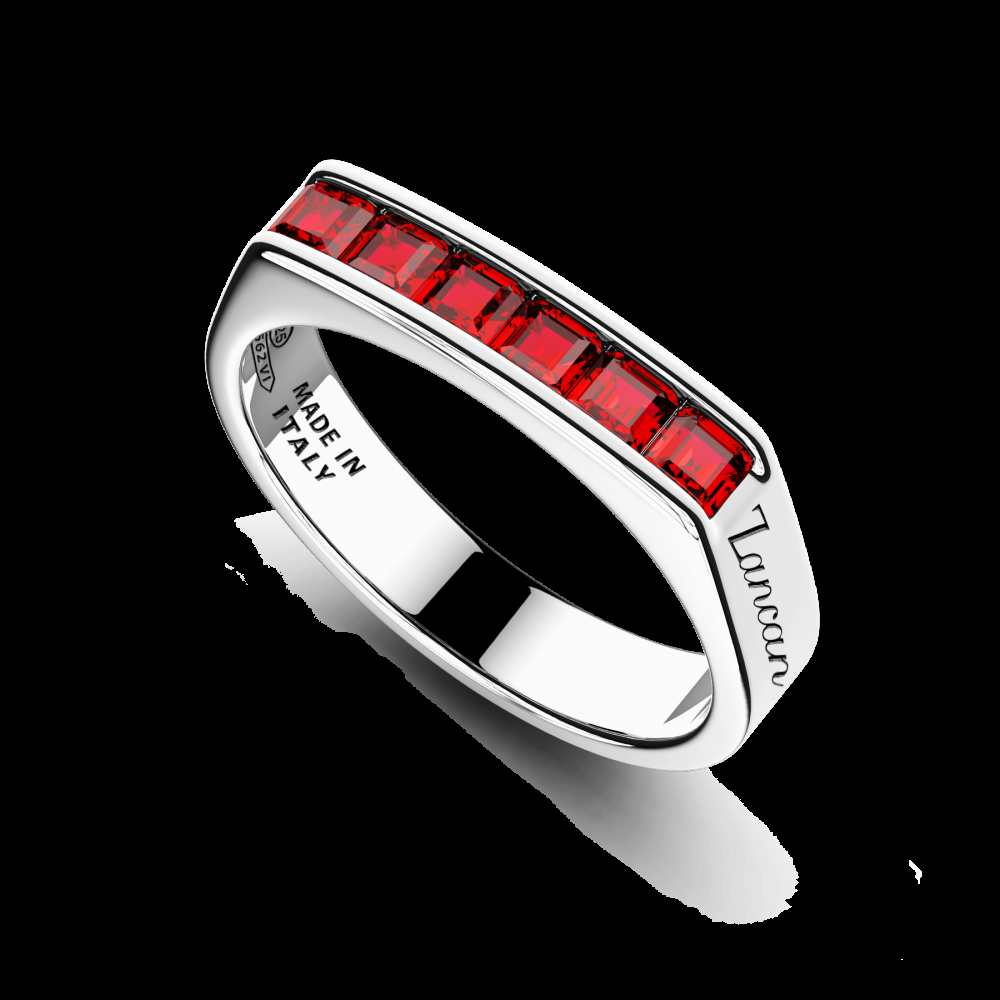 Zancan Anello a fascia Zancan in argento e pietre naturali Fino al 50% di sconto