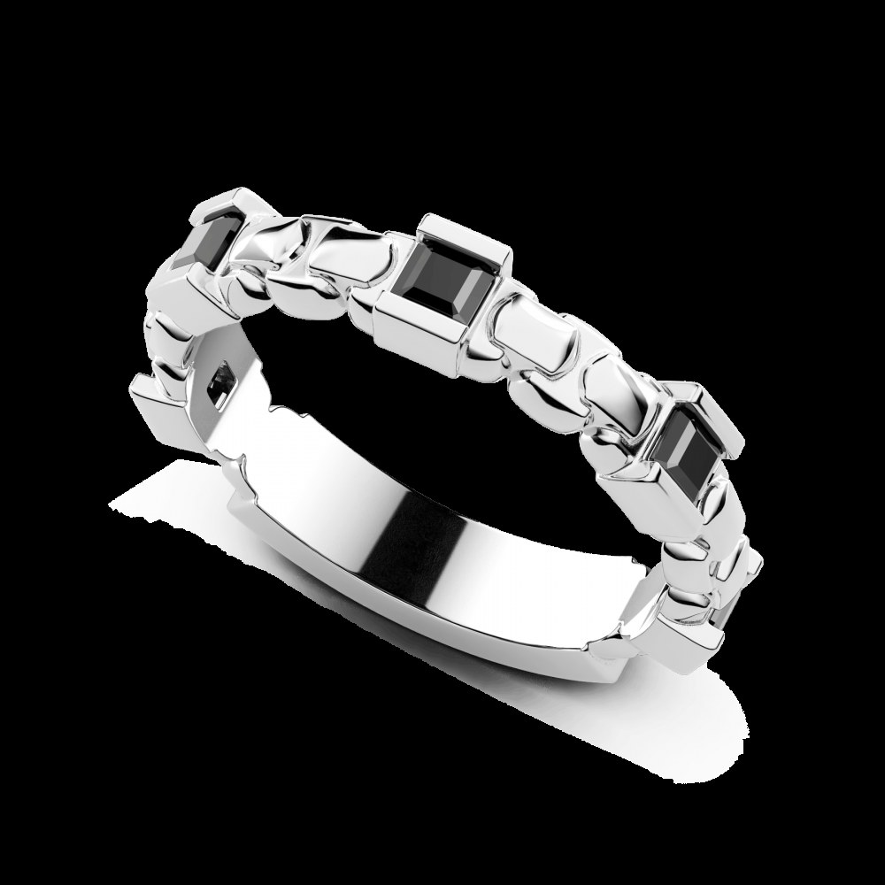 Zancan Anello a fascia Zancan in argento e pietre naturali Fino al 60% di sconto