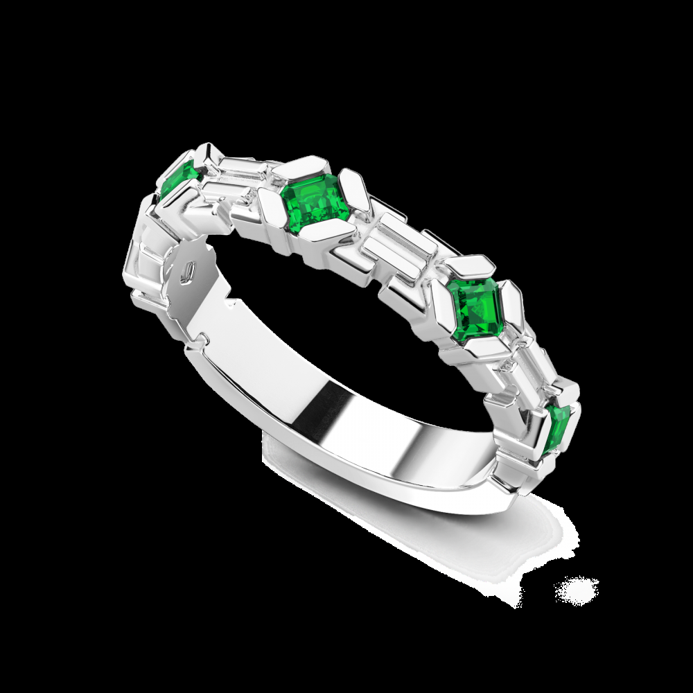 Zancan Anello a fascia Zancan in argento e pietre naturali Fino al 65% di sconto