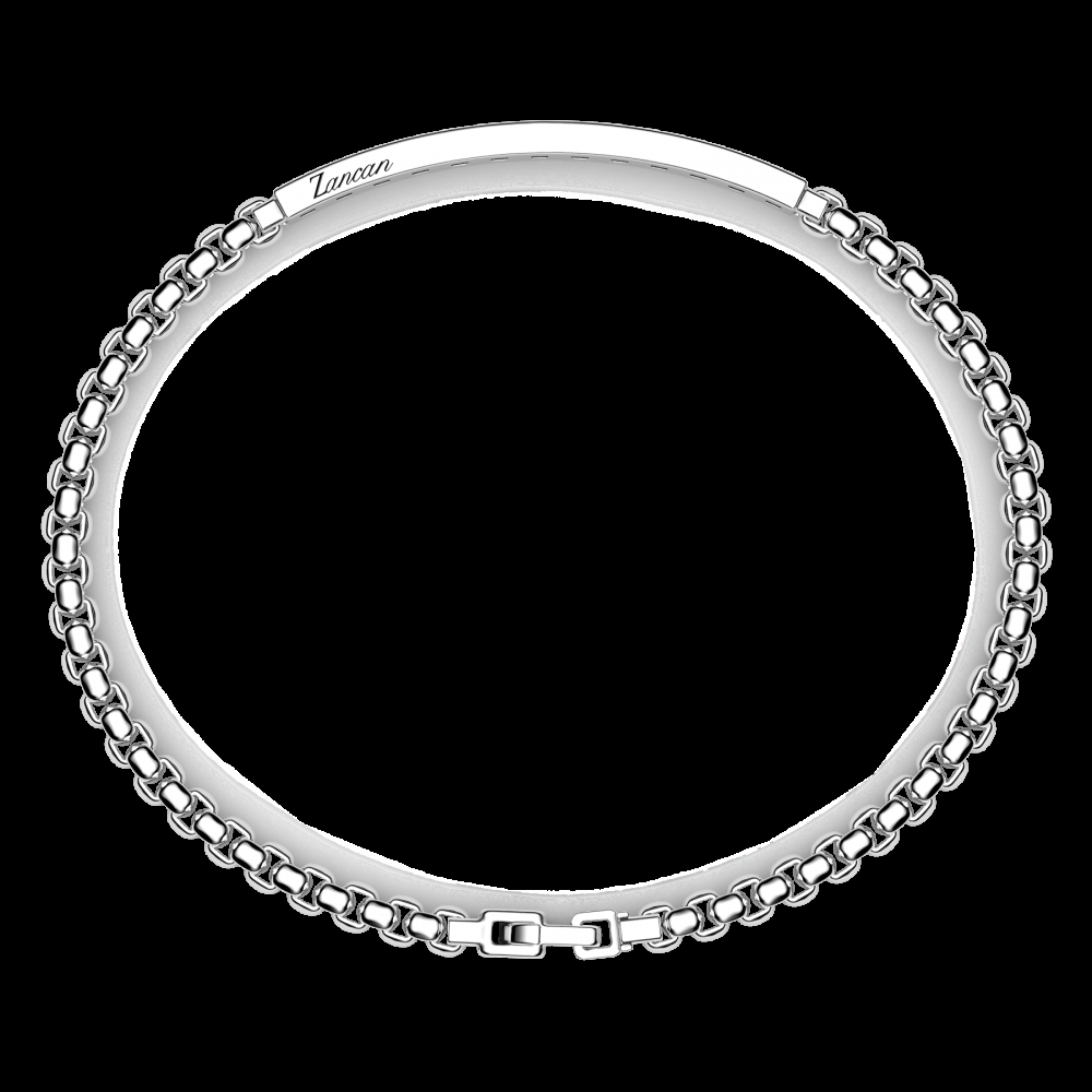 Zancan Bracciale Zancan in argento con pietre naturali Only for today