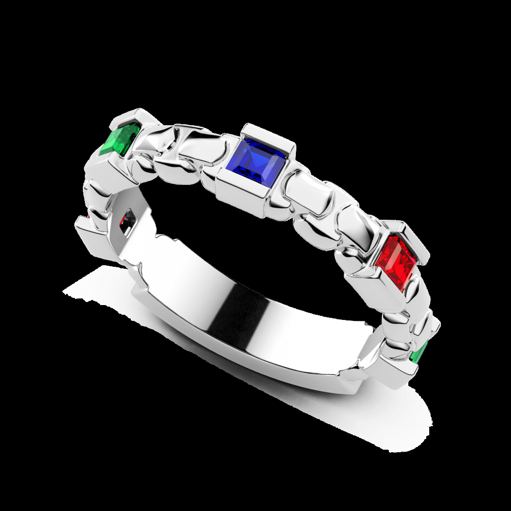 Zancan Anello a fascia Zancan in argento e pietre naturali Black Friday Prezzi