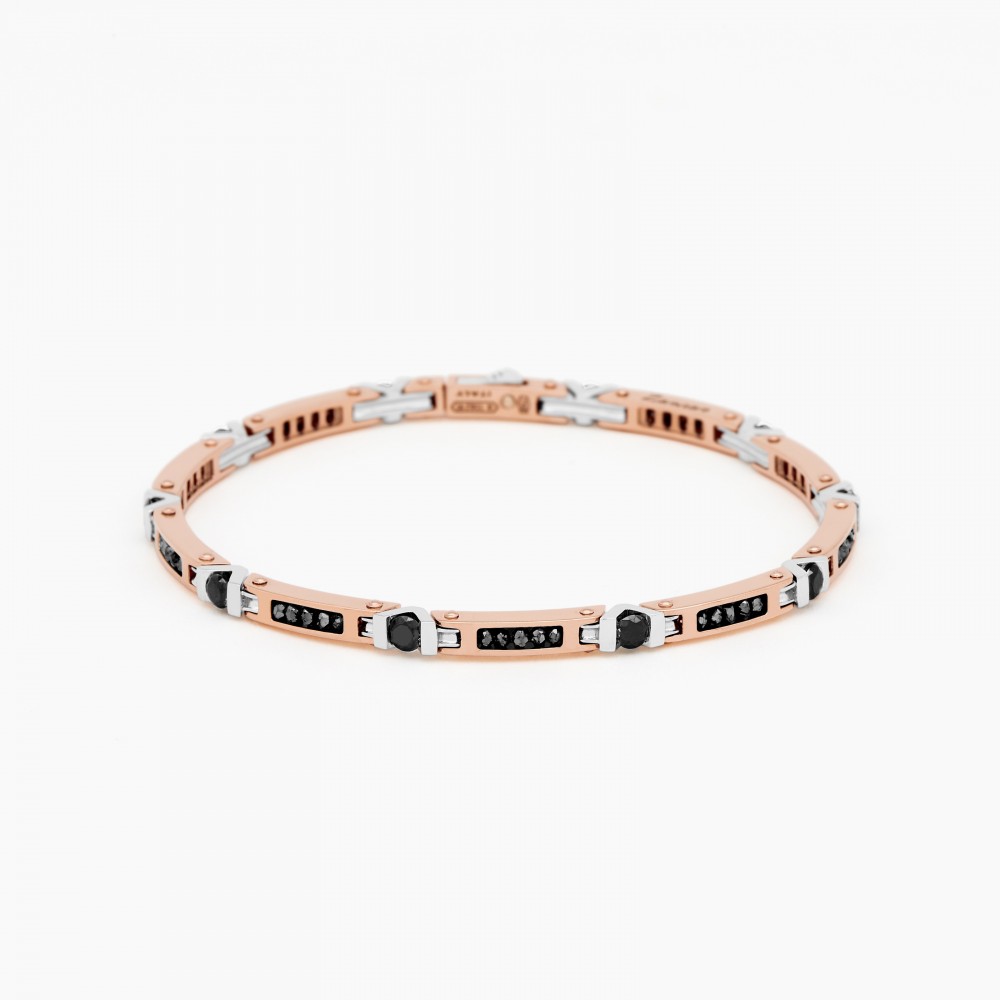 Zancan Bracciale Zancan in oro rosa con diamanti Promozione