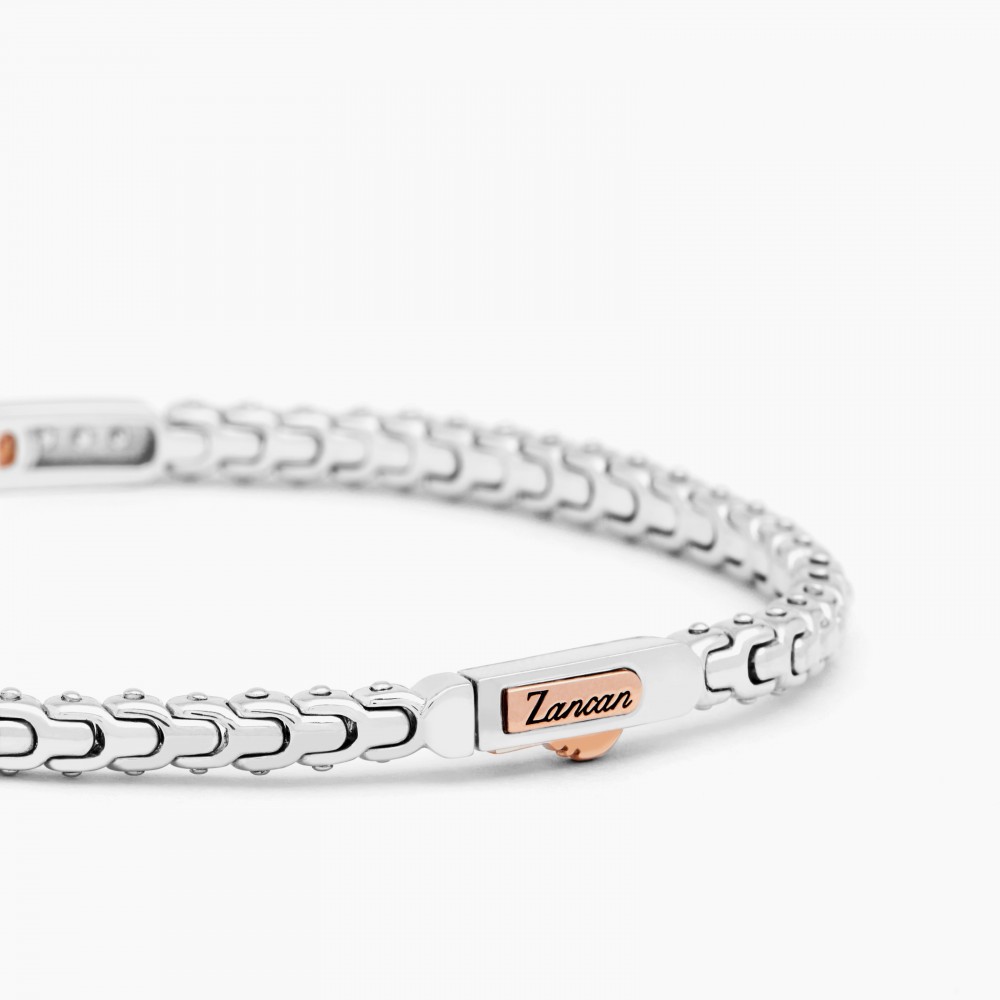 Zancan Bracciale Zancan in oro bianco con diamanti Soddisfazione Garantita