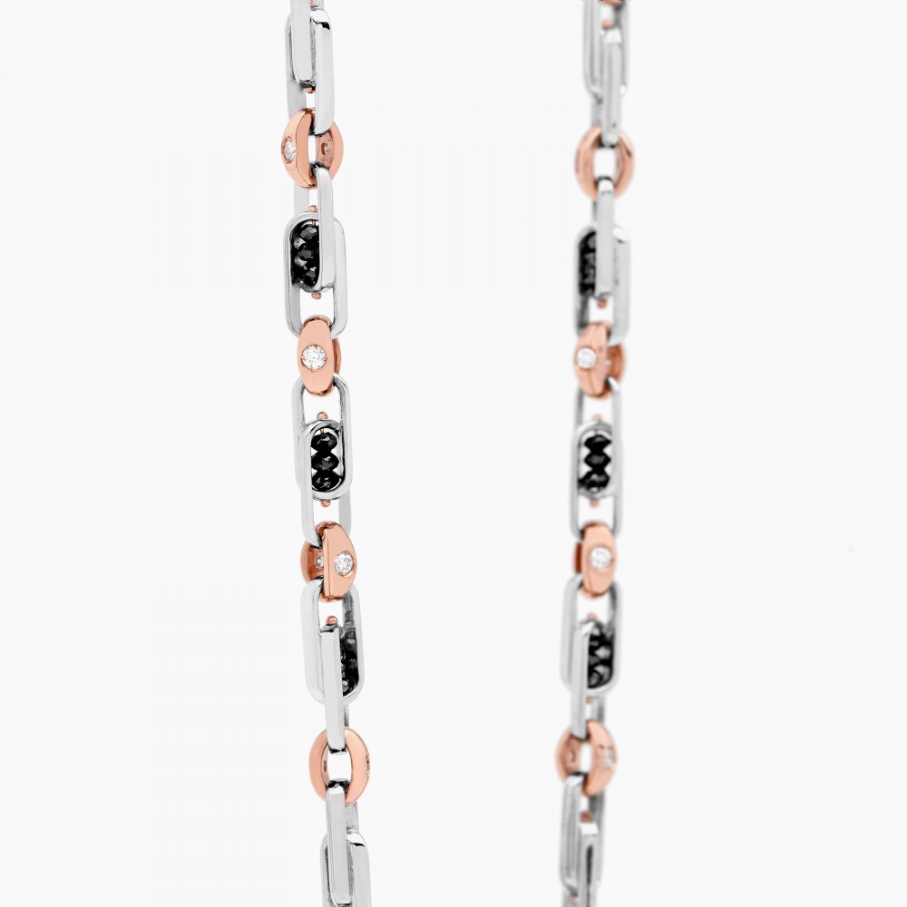 Zancan Collana Zancan in oro bianco con diamanti Qualità Garantita