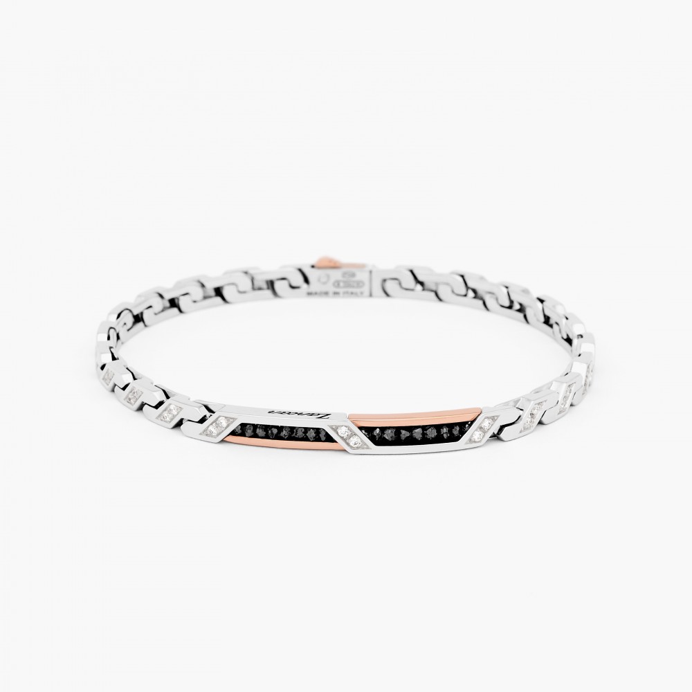 Zancan Bracciale Zancan in oro bianco con diamanti Convenienza