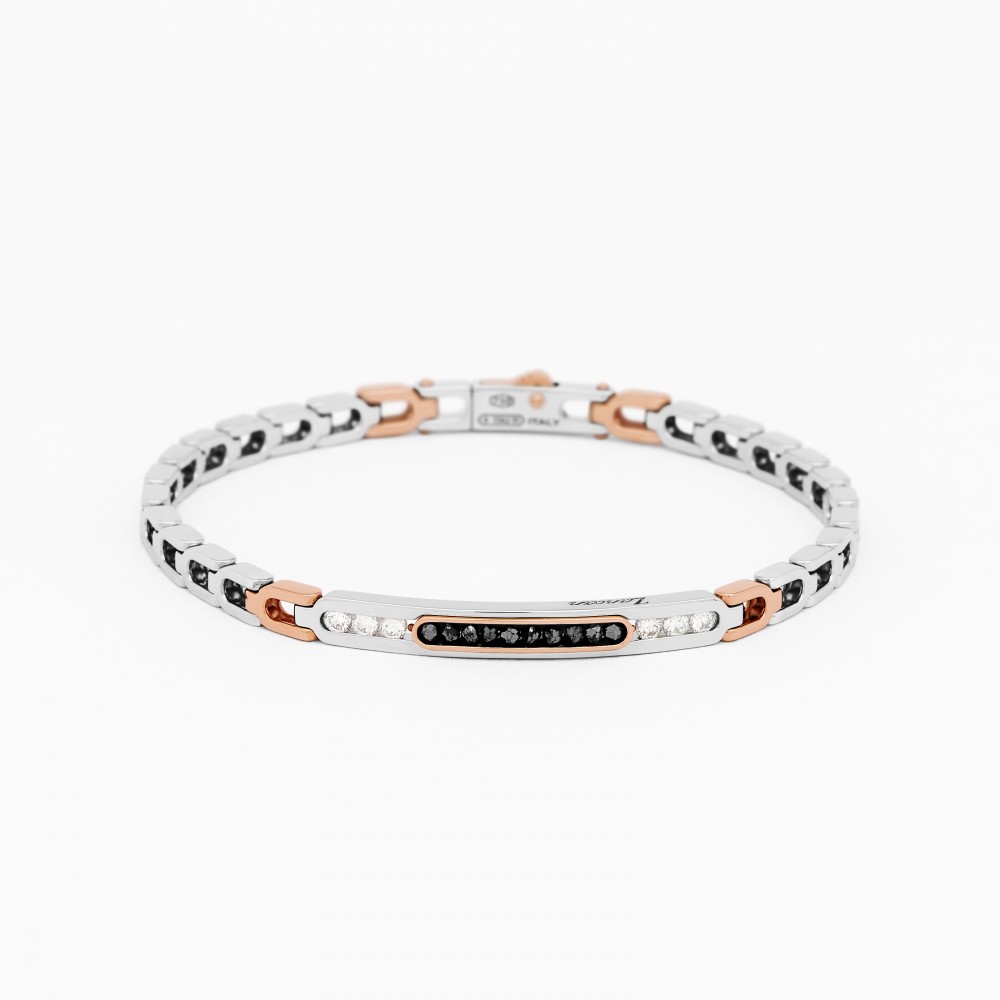 Zancan Bracciale Zancan in oro bianco con diamanti Hotsell