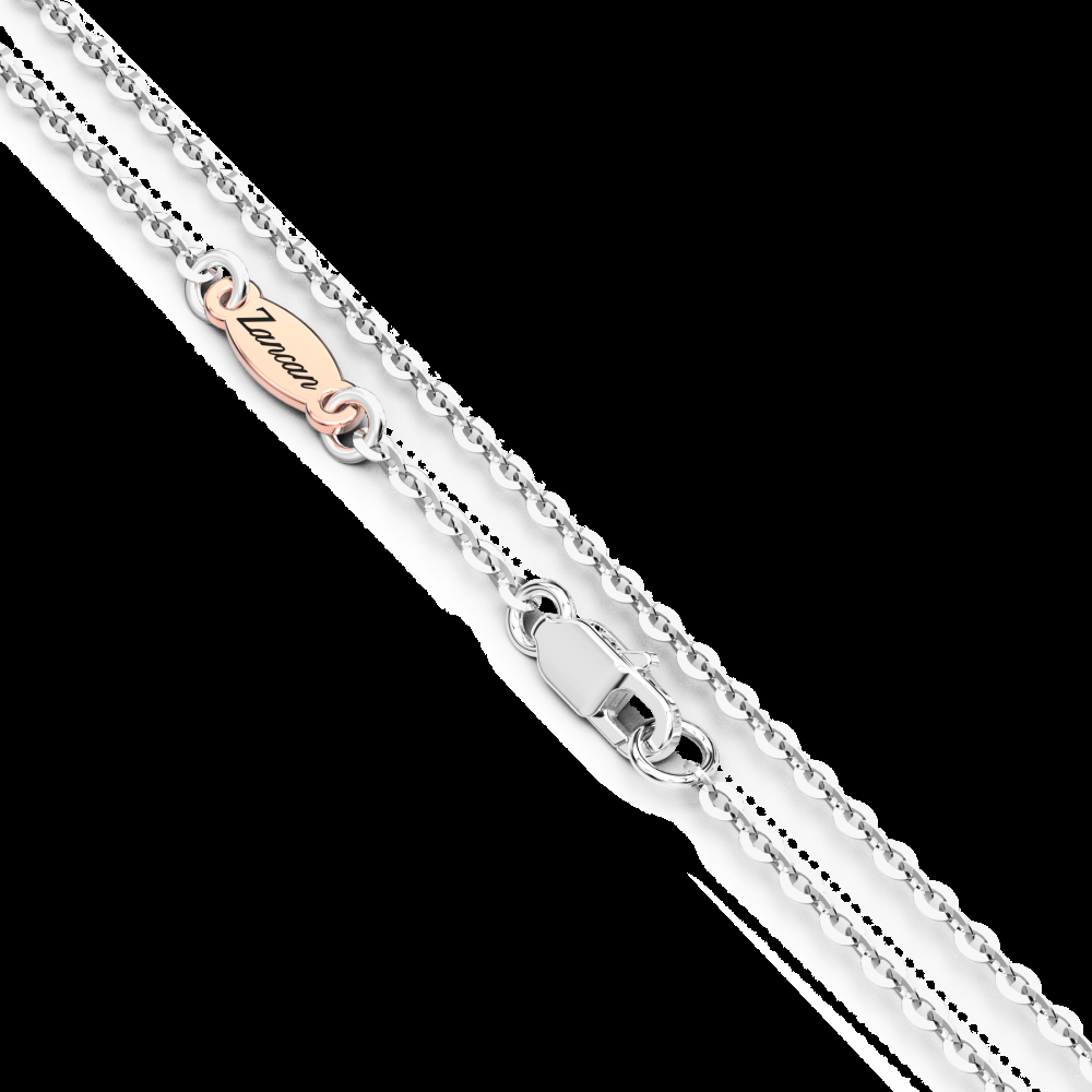 Zancan Collana Zancan in oro con pendente a croce e diamanti Negozio online di fabbrica